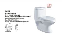 中国卫浴洁具十大品牌-阿里斯顿直冲式连体座便器2072