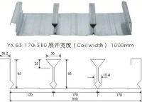 安徽楼承板，510型闭口式压型钢板