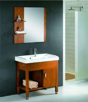 2010卫浴品牌-阿里斯顿落地橡木浴室柜