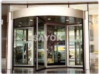 安徽水晶自动旋转门、安徽宾馆旋转门